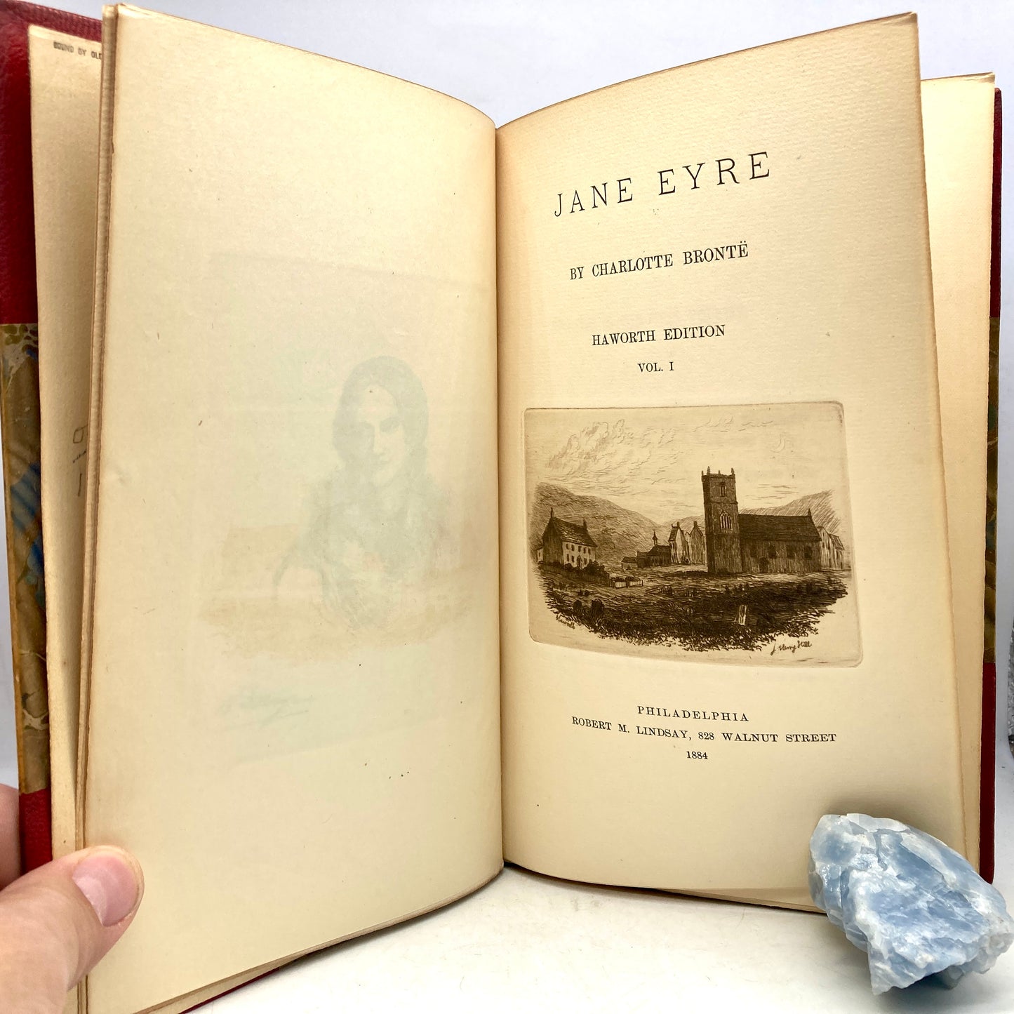 BRONTE, Charlotte "Jane Eyre" [Robert M. Lindsay, 1884] Leather, Numbered