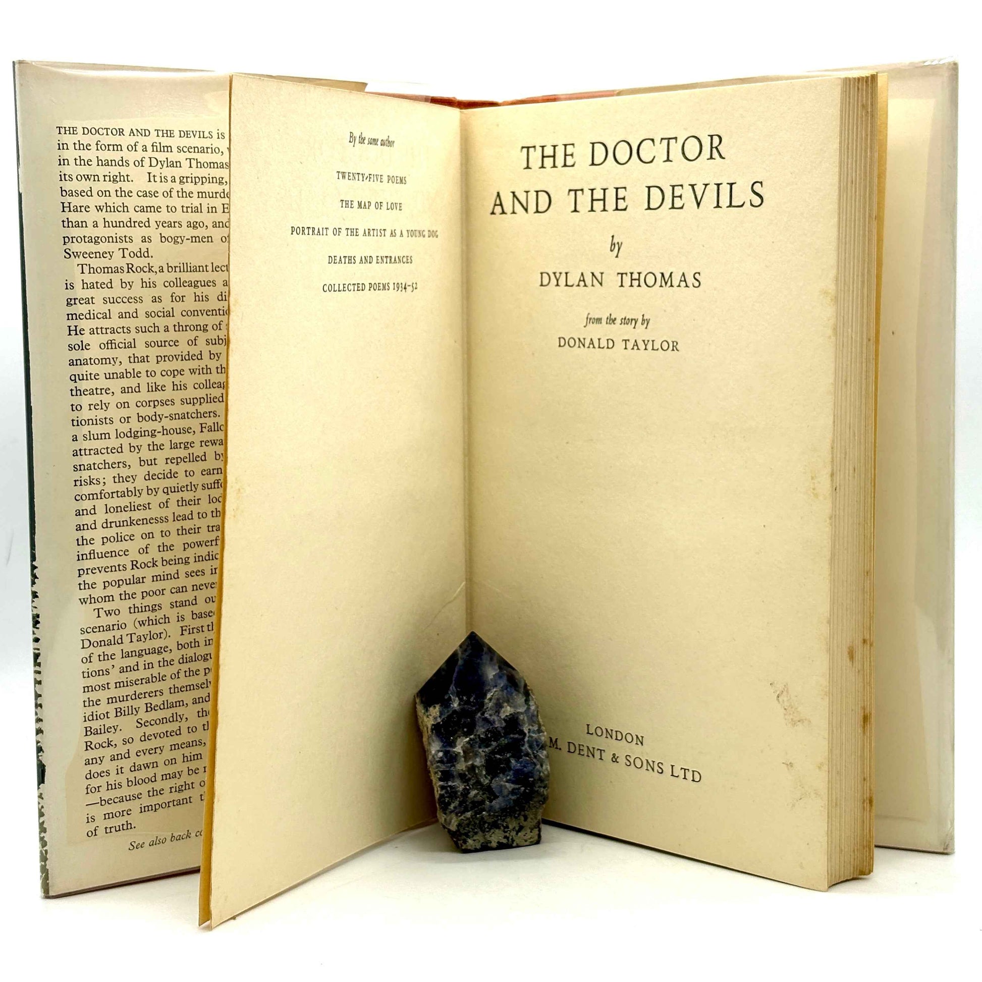 THOMAS, Dylan “The Doctor and the Devils” [J. M. Dent & Sons Ltd, 1953] 1st Edition