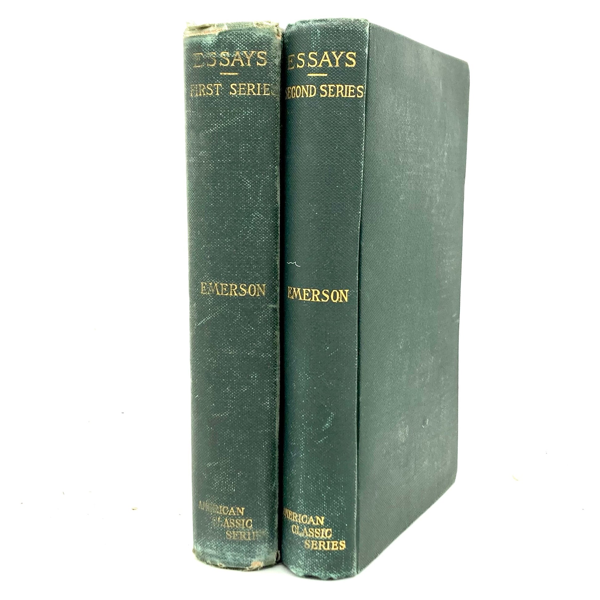 EMERSON, Ralph Waldo "Essays" [David McKay, 1893] - 2 Volumes - Buzz Bookstore