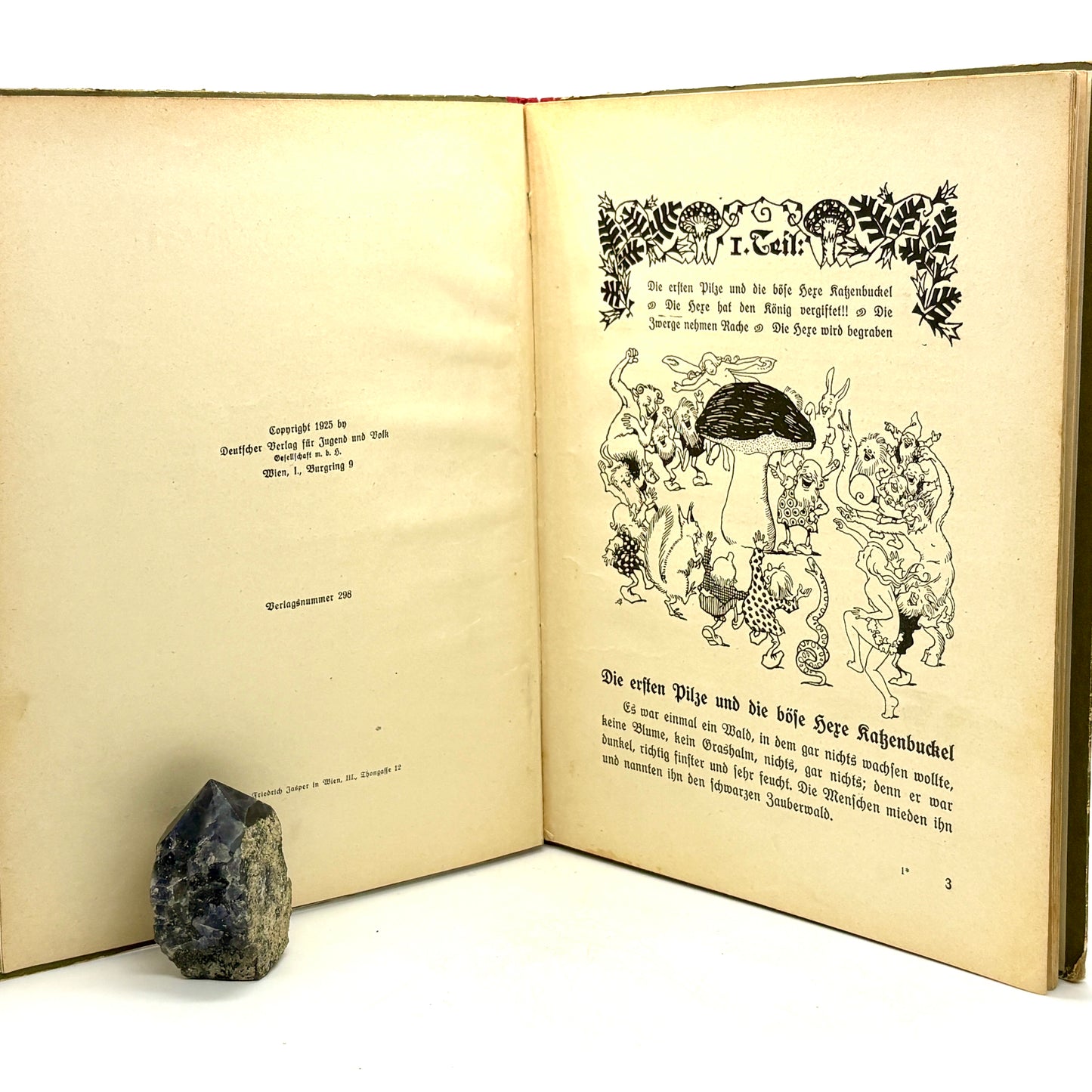 Umlauf-Lamatsch, Annelies "Pilzmärchen" [Jugend und Volk, 1925] Mushroom Fairy Tales