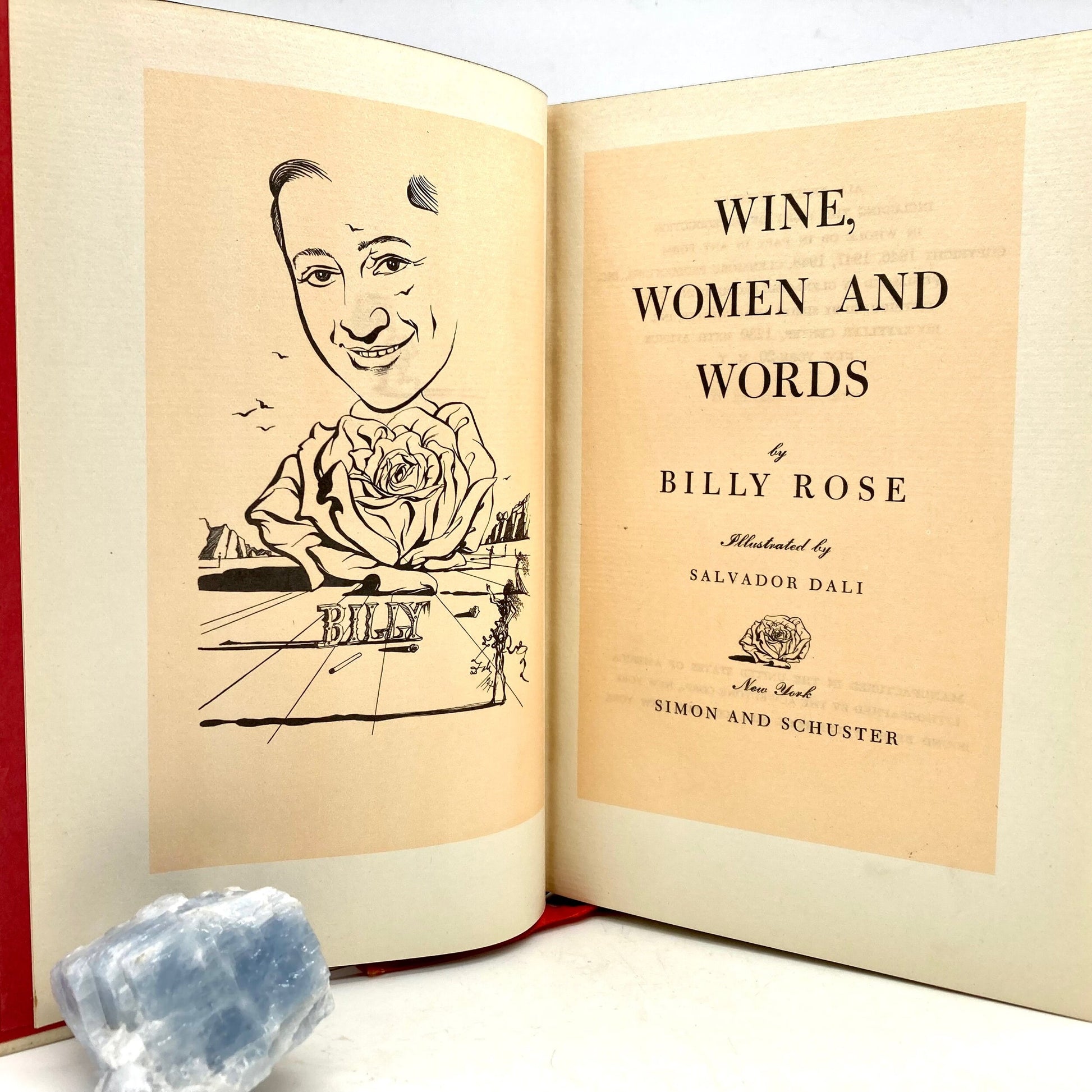 ROSE, Billy "Wine, Women and Words" [Simon and Schuster, 1948] (Signed + Henry Miller Inscription) - Buzz Bookstore