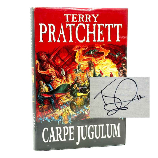PRATCHETT, Terry "Carpe Jugulum" [Doubleday, 1998] Signed 1st Edition
