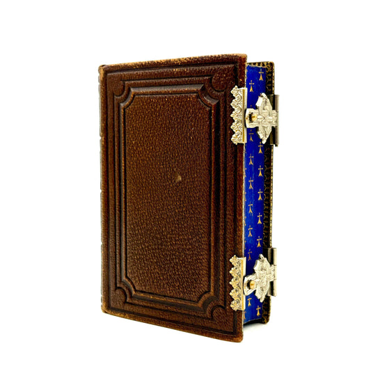 "Paroissien Romain" [Antoine Maitre, 1877] - Blue Gauffered Edges