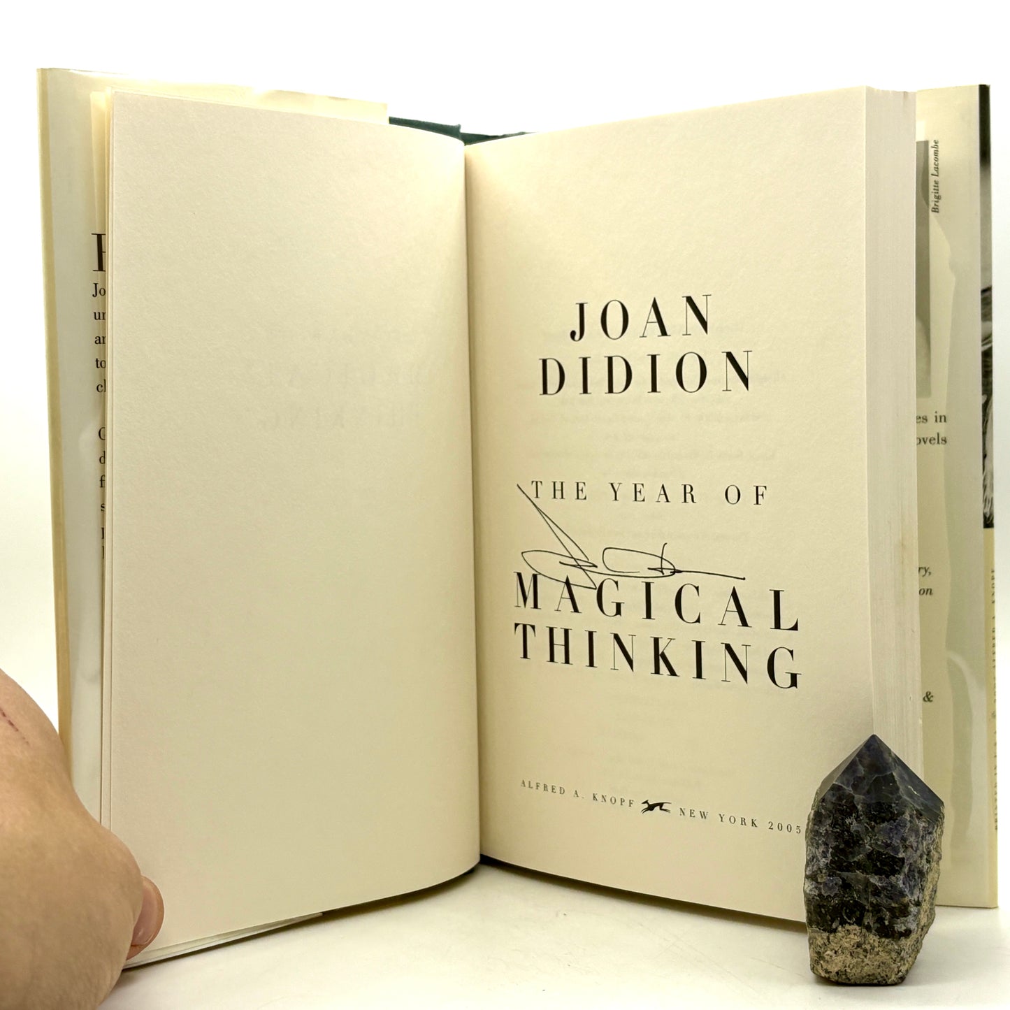 DIDION, Joan. “The Year of Magical Thinking” [Alfred A. Knopf, 2005] Signed