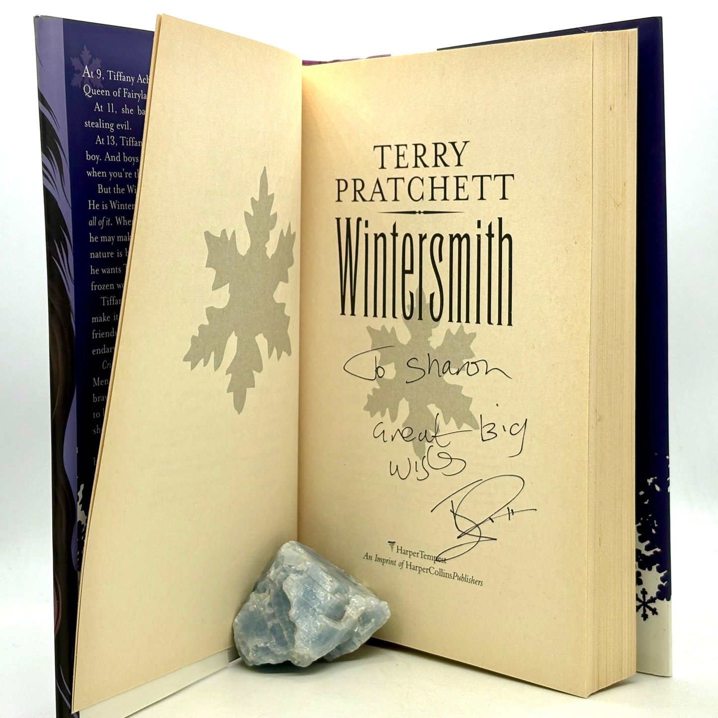 PRATCHETT, Terry "Wintersmith" [HarperTempest, 2006] Signed First Edition