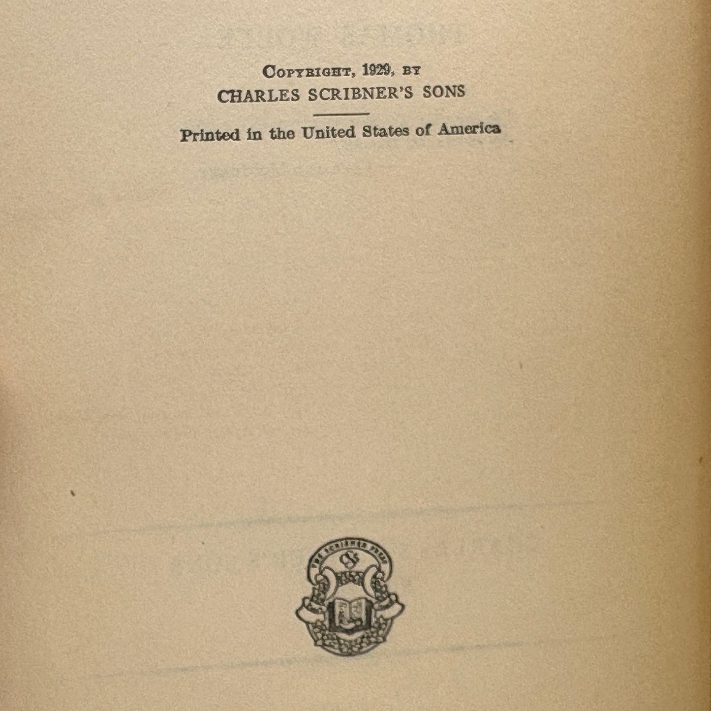 WOLFE, Thomas. "Look Homeward, Angel" [Scribner’s, 1929] 1st Edition