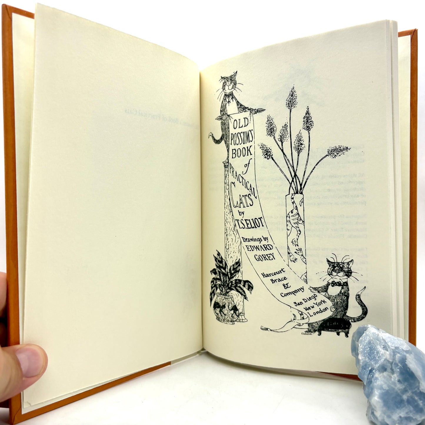 ELIOT, T.S. "Old Possum's Book of Practical Cats" [Harcourt, 1982] Signed by Edward Gorey