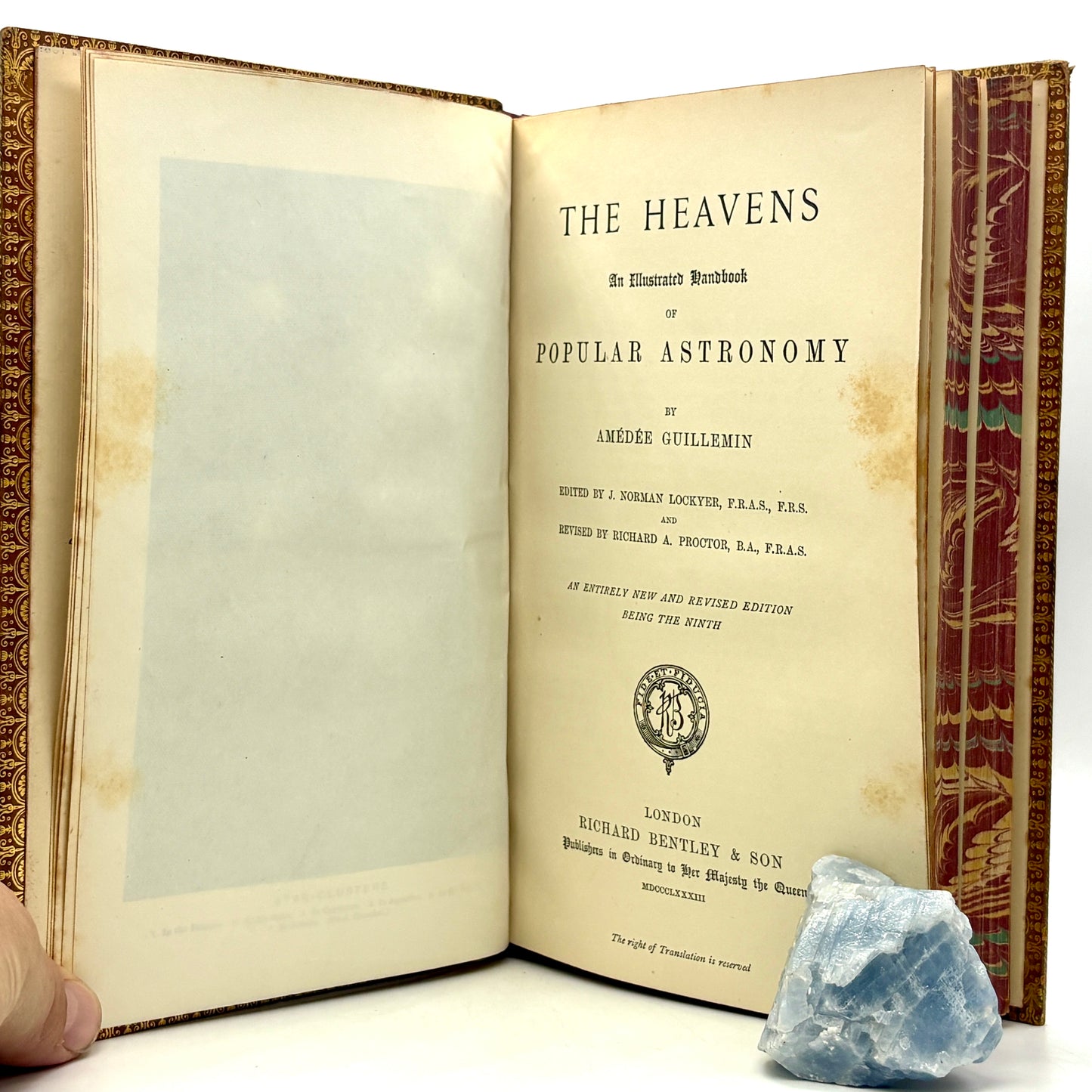 GUILLEMIN, Amédée "The Heavens" [Richard Bentley & Son, 1883] Popular Astronomy