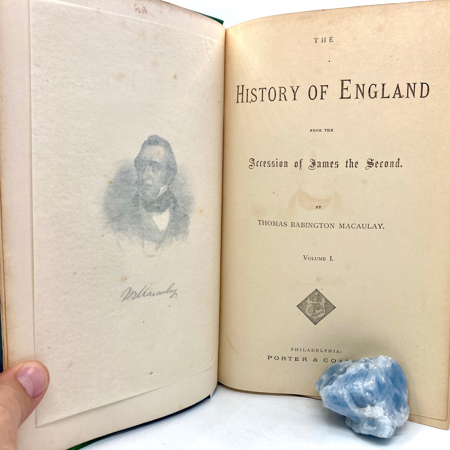 MACAULEY, Thomas Babington "The History of England" [Porter & Coates, n.d./c1880]