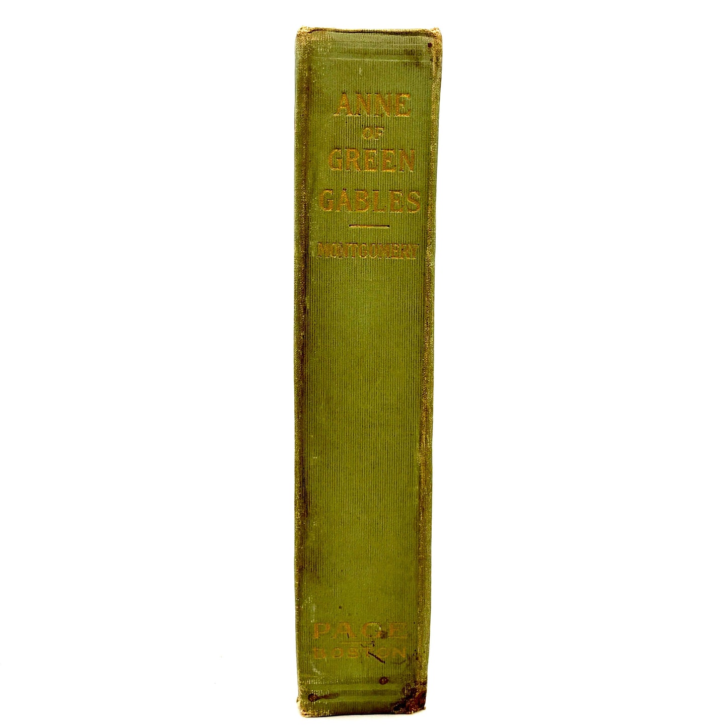 MONTGOMERY, L. M. "Anne of Green Gables" [L. C. Page & Co, 1910] 24th Printing