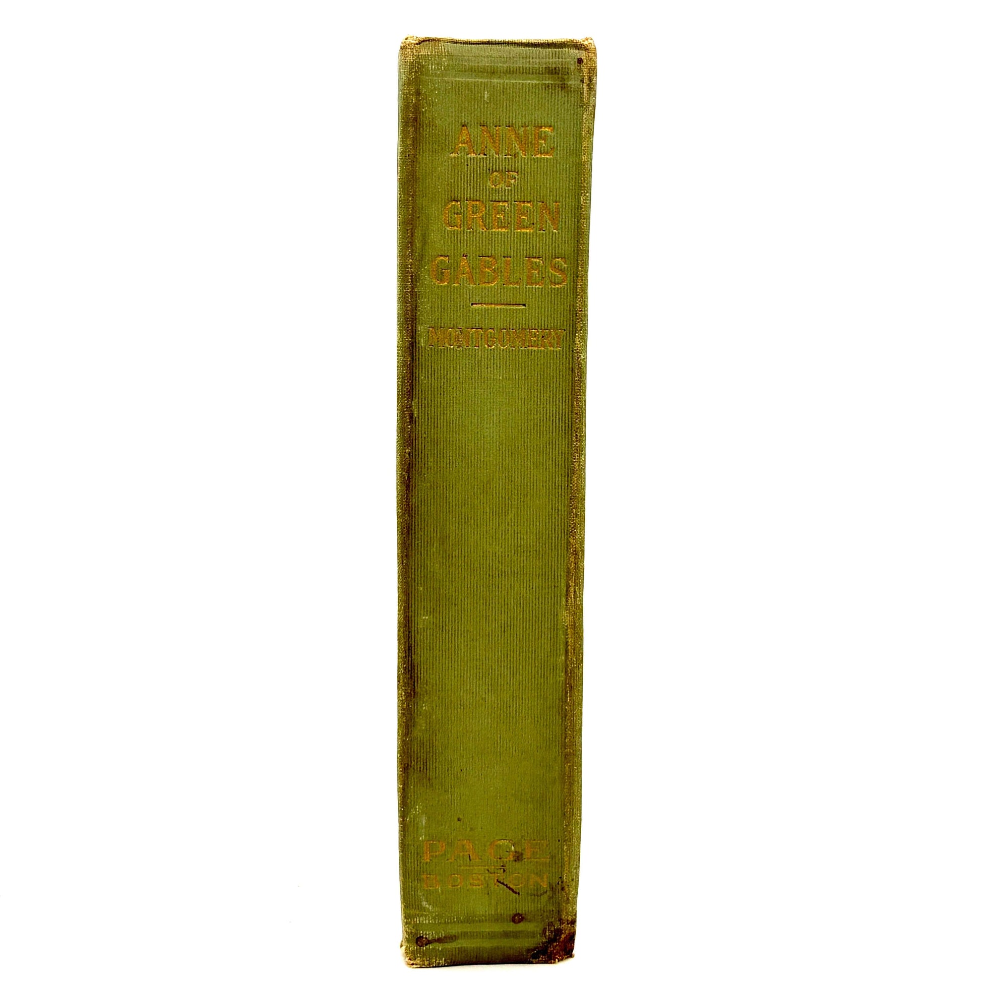 MONTGOMERY, L. M. "Anne of Green Gables" [L. C. Page & Co, 1910] 24th Printing