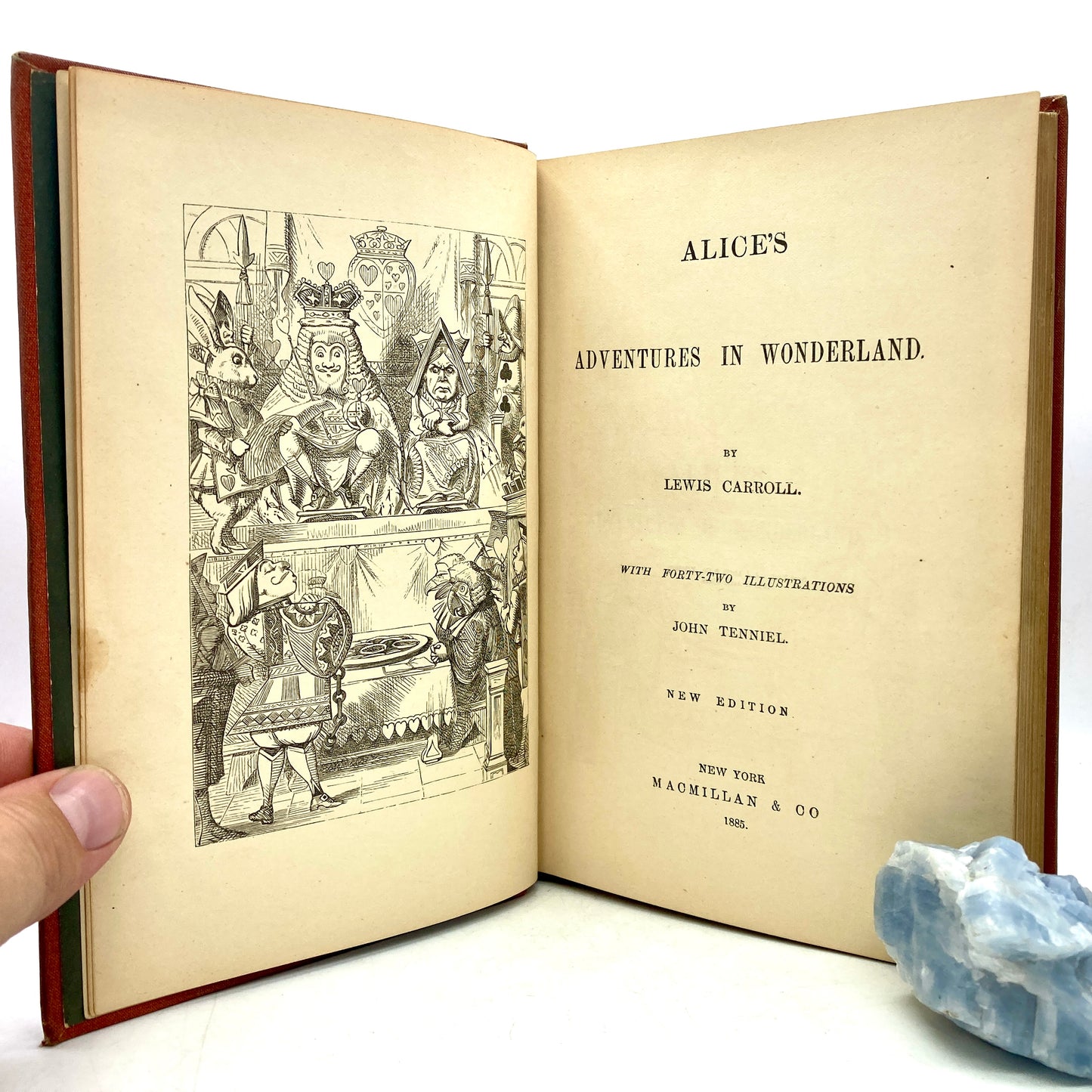 CARROLL, Lewis "Alice in Wonderland & Through the Looking Glass" [Macmillan, 1885]