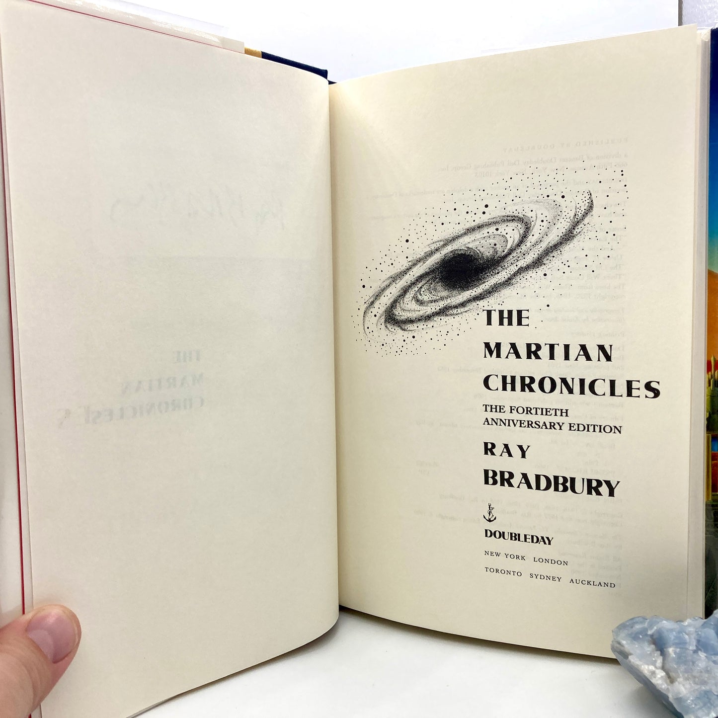 BRADBURY, Ray "The Martian Chronicles" [Doubleday, 1990] Signed