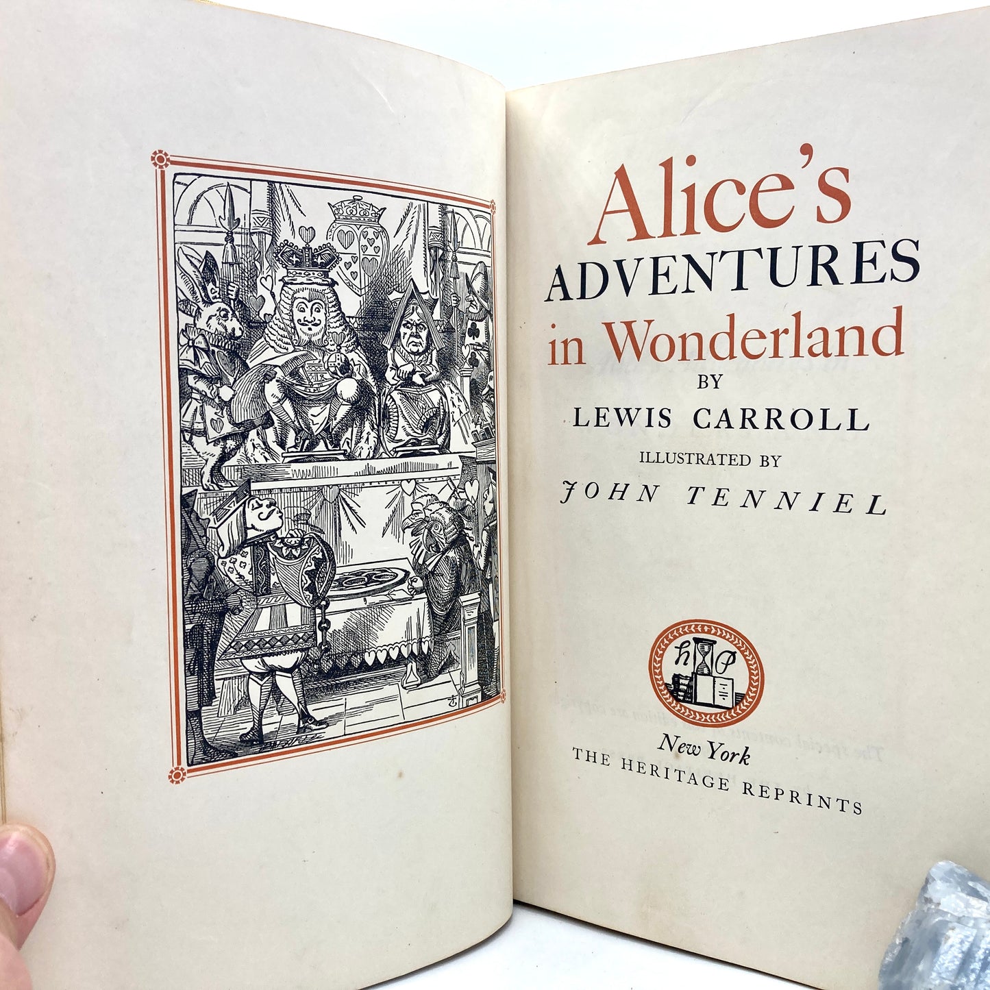 CARROLL, Lewis "Alice in Wonderland/Through the Looking-Glass" [Heritage, 1941]