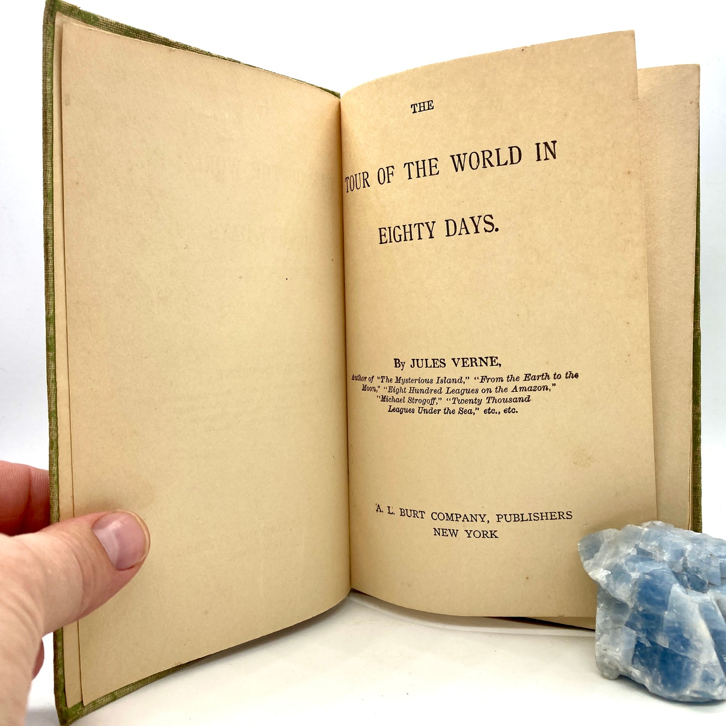 VERNE, Jules "A Tour of the World in Eighty Days" [A.L. Burt, n.d./c1910s]