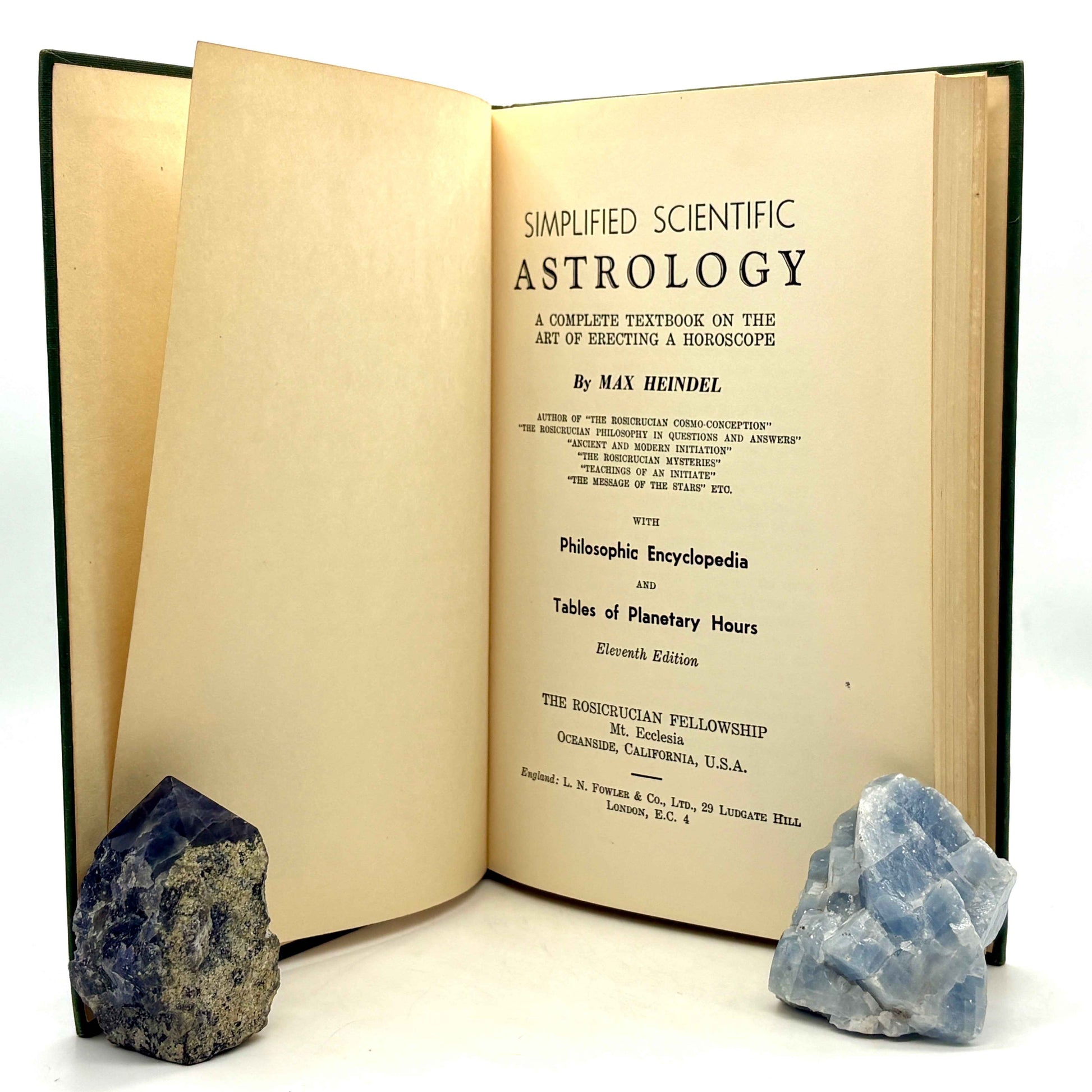 HEINDEL, Max "Simplified Scientific Astrology" [Rosicrucian Fellowship, 1928]