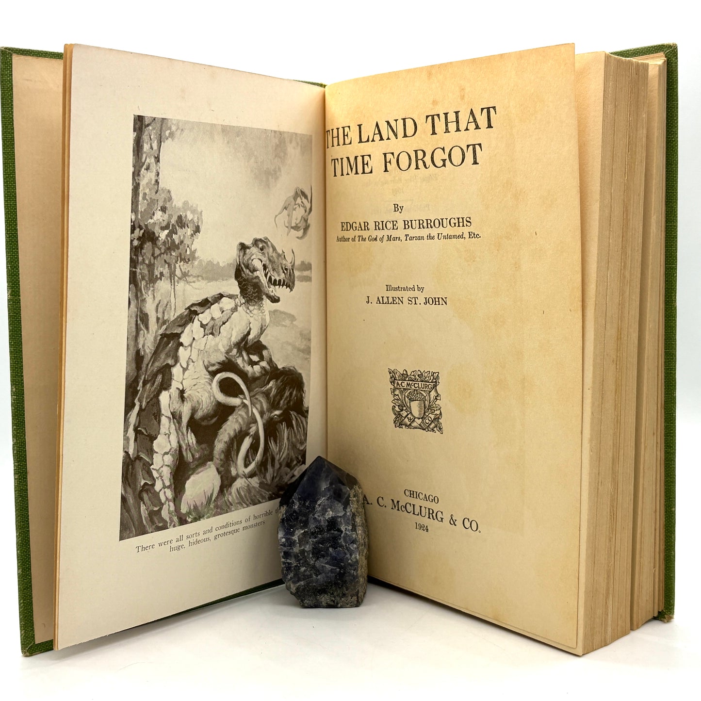 BURROUGHS, Edgar Rice "The Land That Time Forgot" [A.C. McClurg, 1924] 1st Edition