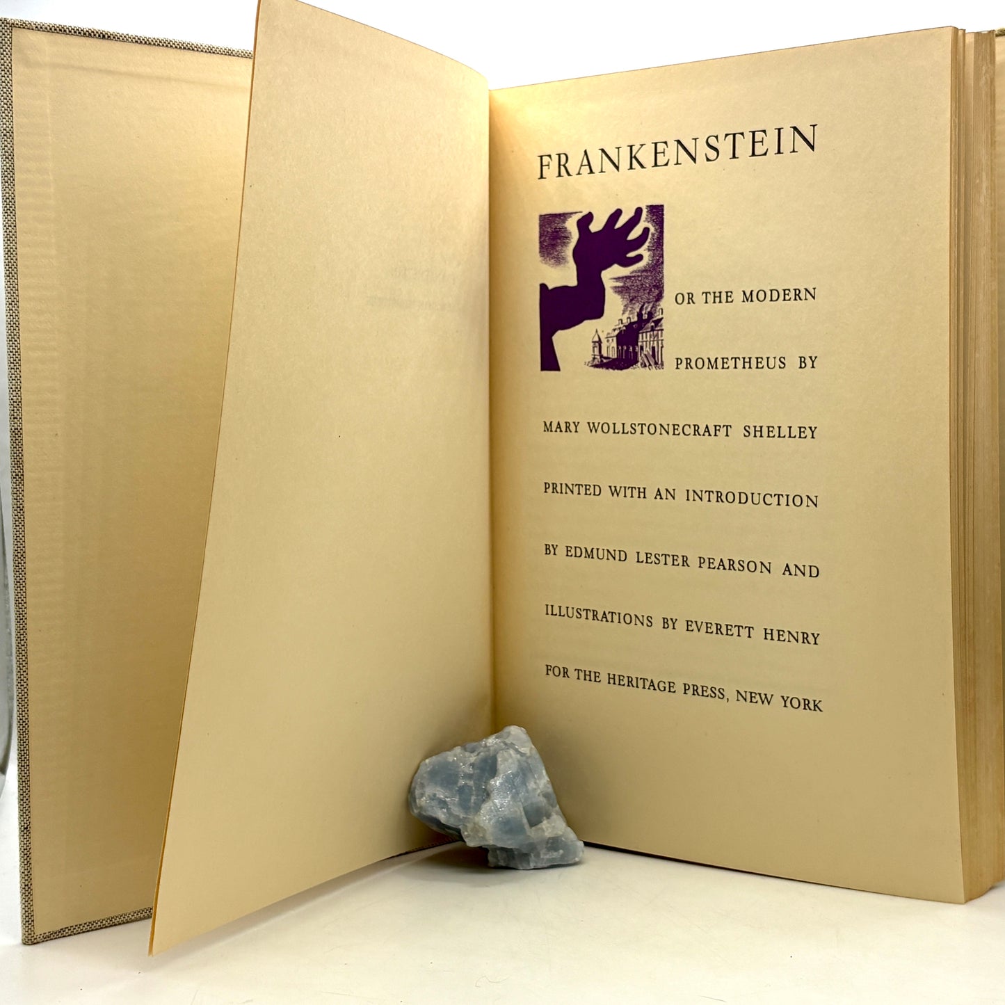 Shelley, Mary Wollstonecraft "Frankenstein" [The Heritage Press, 1934] Everett Henry