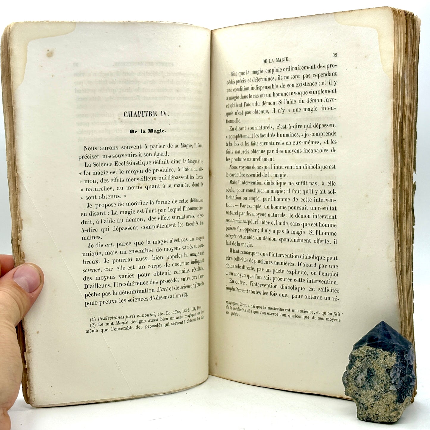 DE BRUIGNAC, Alb. Duroy "Satan et La Magie de Nos Jours" [Ch. Bleriot, 1864]