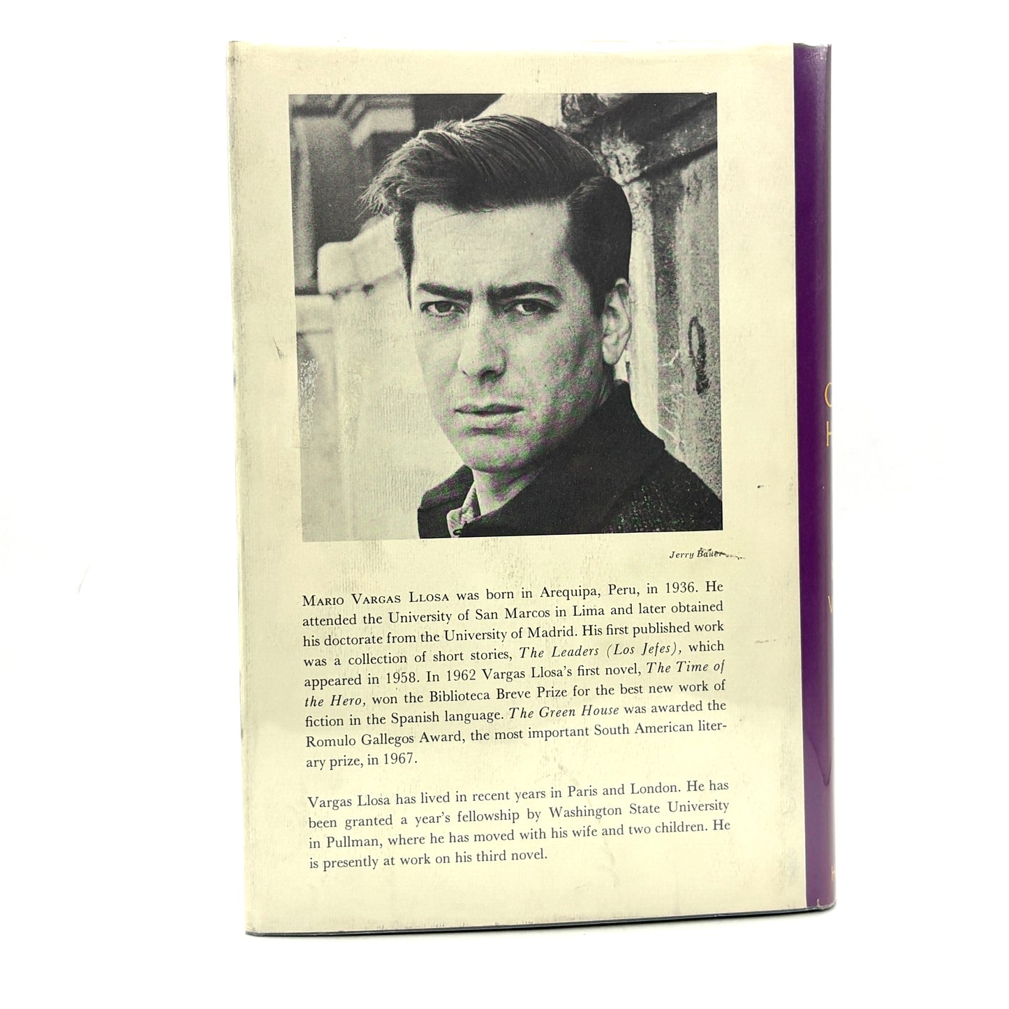 VARGAS LLOSA, Mario "The Green House" [Harper & Row, 1968] 1st Printing