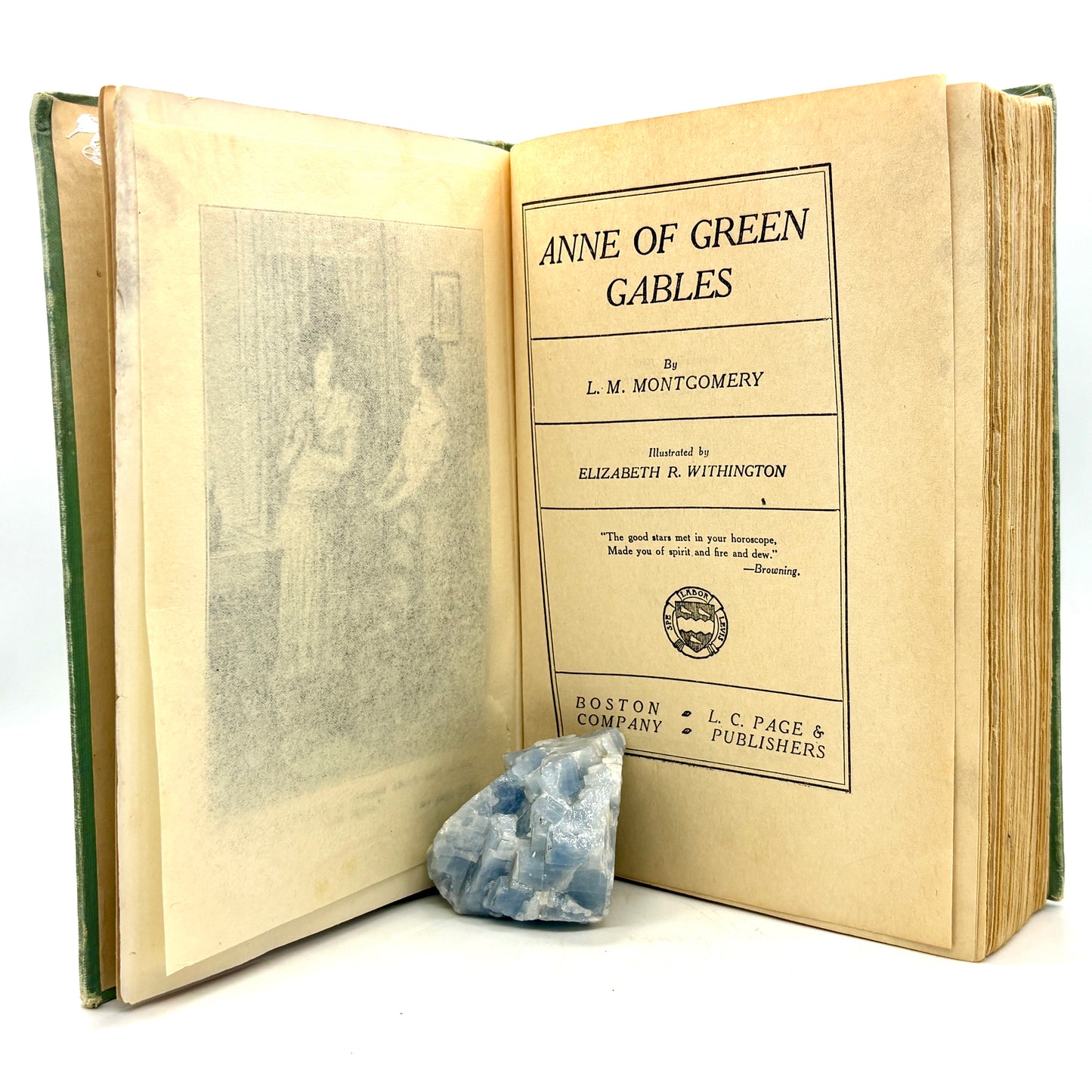 MONTGOMERY, L. M. "Anne of Green Gables" [L. C. Page & Company, 1920]