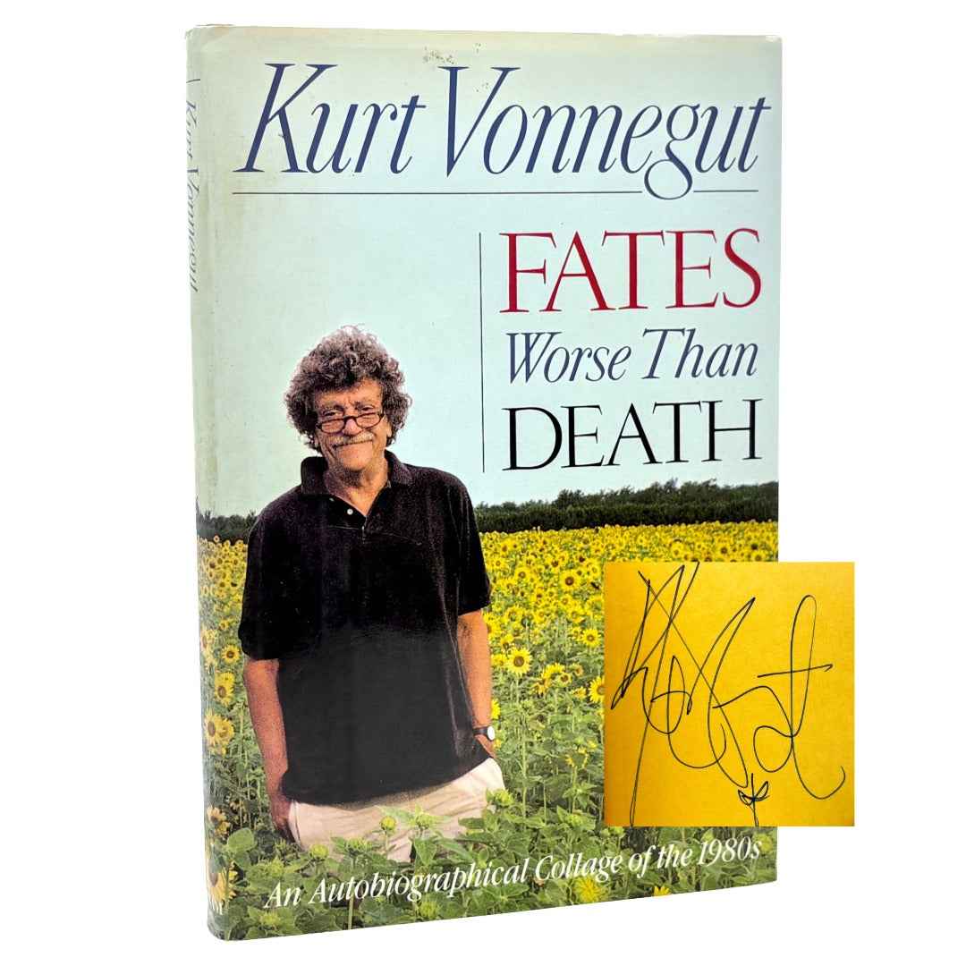 VONNEGUT, Kurt "Fates Worse Than Death" [Putnam’s, 1991] Signed 1st Edition