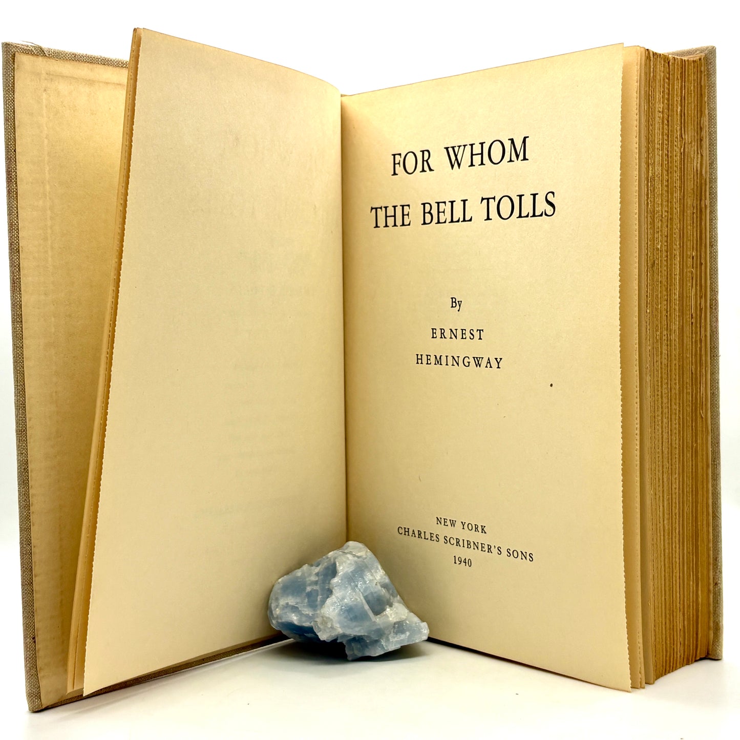 HEMINGWAY, Ernest “For Whom the Bell Tolls” [Charles Scribner’s Sons, 1940] 1st Ed