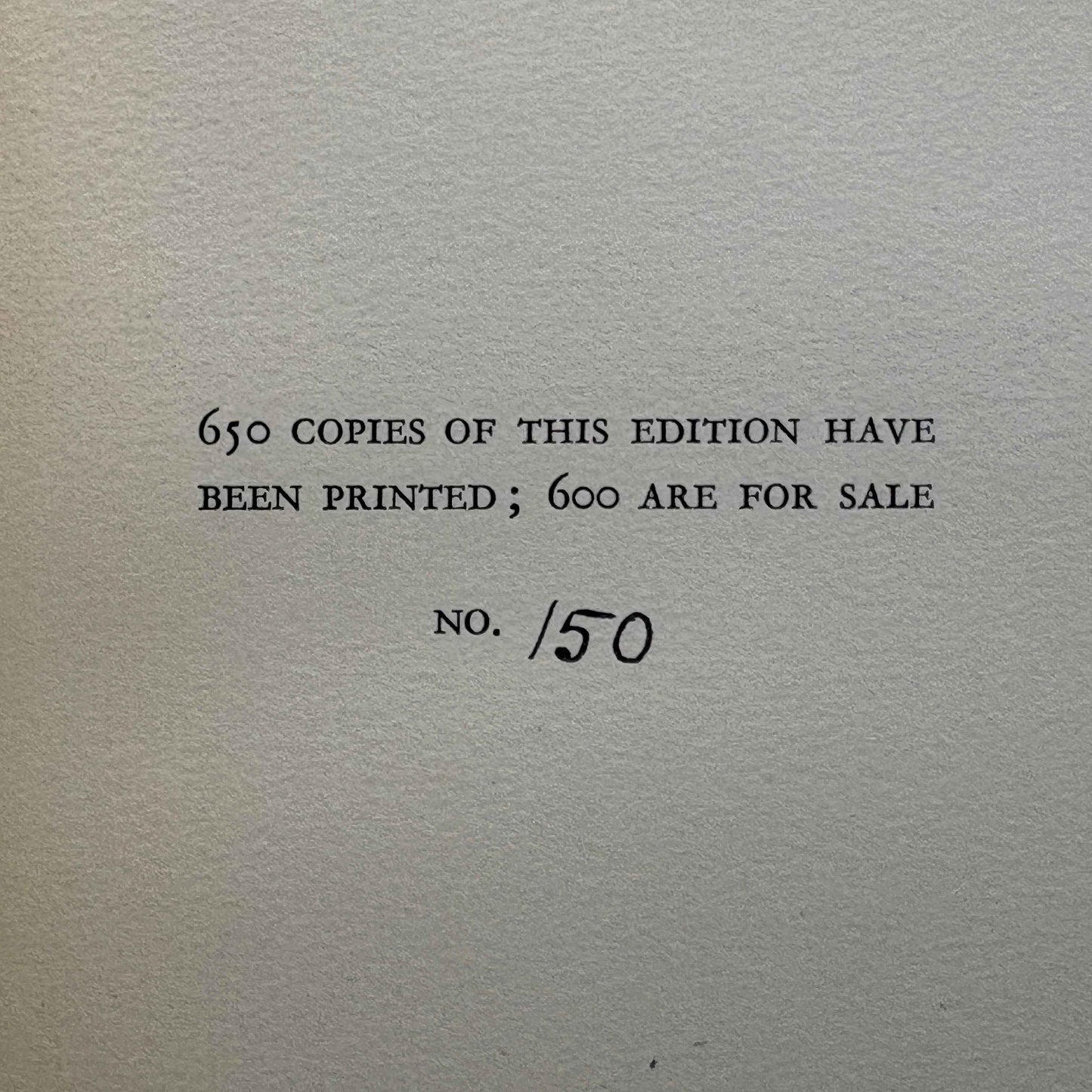 DOUGLAS, Norman "Paneros" [Chatto & Windus, 1931] Limited 1st Edition