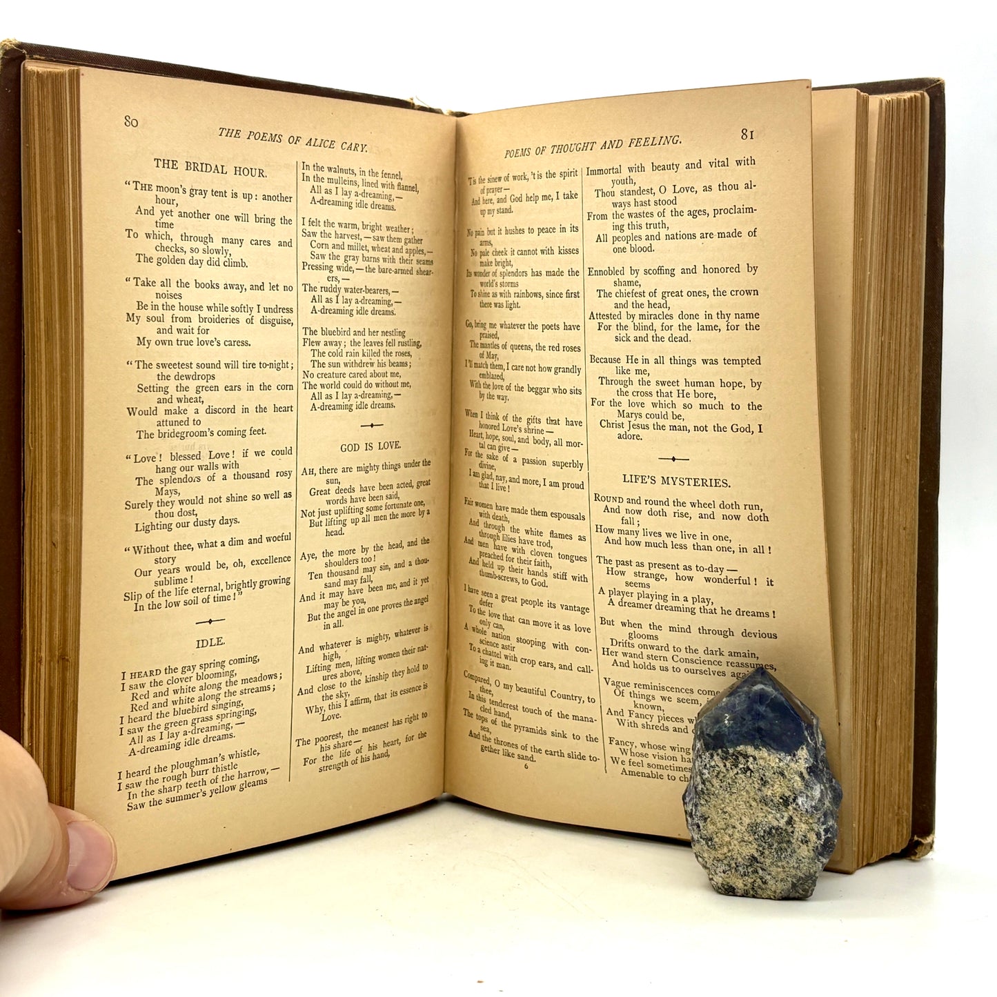 CARY, Alice and Phoebe "The Poetical Works" [Houghton Mifflin, 1883]