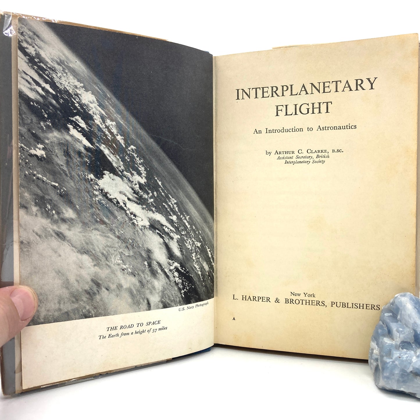 CLARKE, Arthur C. "Interplanetary Flight" [Harper & Brothers, 1951] 1st US Edition