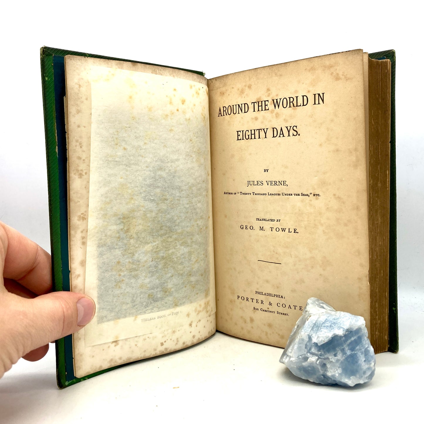 VERNE, Jules "Around the World in Eighty Days" [Porter & Coates, c1873] - Buzz Bookstore