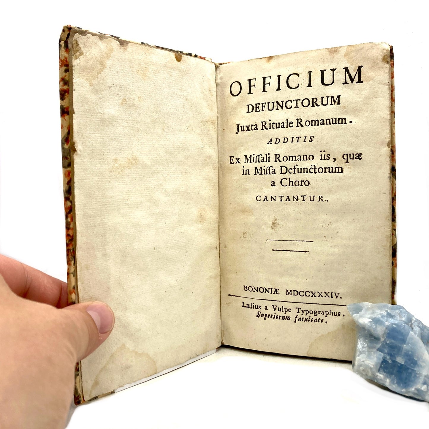 "Officium Defunctorum Juxta Romanum" [Lelio Dalle Volpe, 1734] - Offices of the Dead