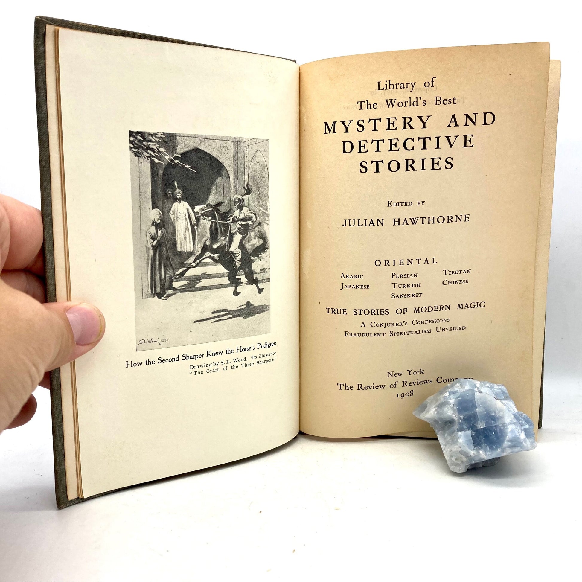 HAWTHORNE, Julian "World's Best Mystery and Detective Stories: Oriental Magic" [Review of Reviews, 1908] - Buzz Bookstore