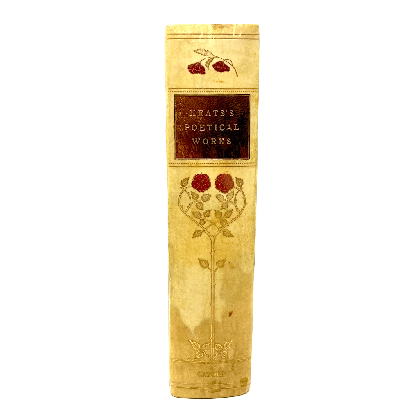 KEATS, John "The Complete Poetical Works" [Henry Frowde, 1907] Vellum Spine