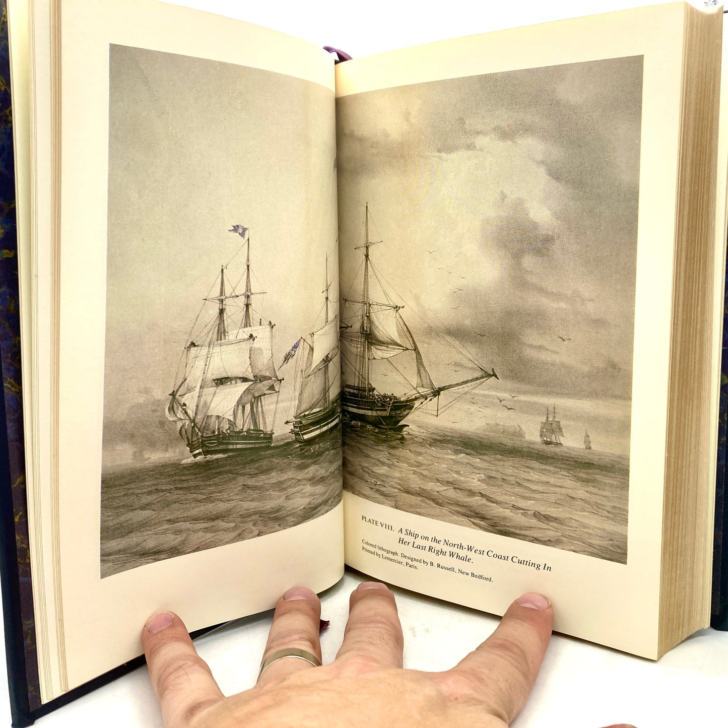 MELVILLE, Herman "Moby Dick" [Franklin Library, 1979] Quarter Leather, Illustrated