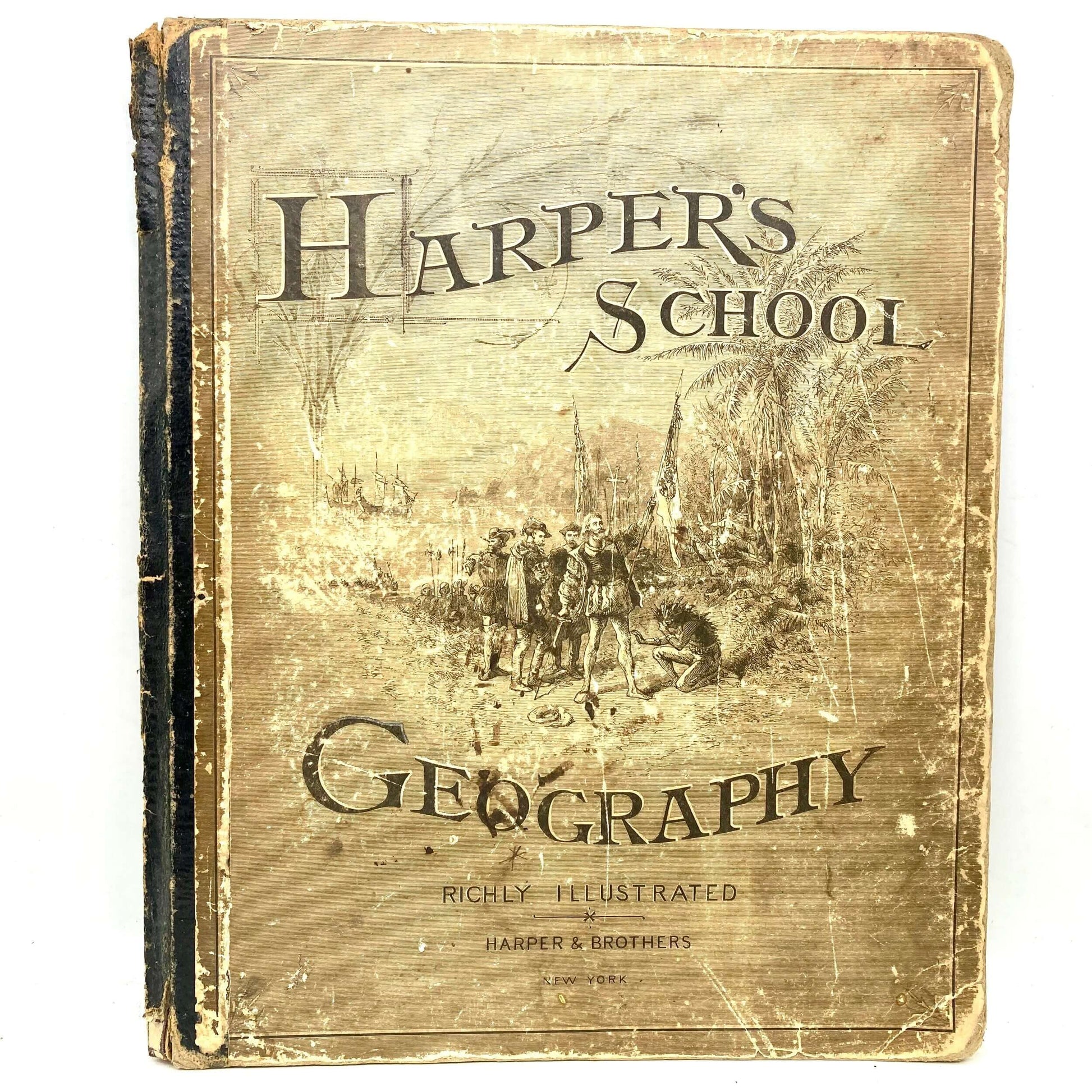 "Harper's School Geography" [Harper & Brothers, 1878] Atlas - Buzz Bookstore