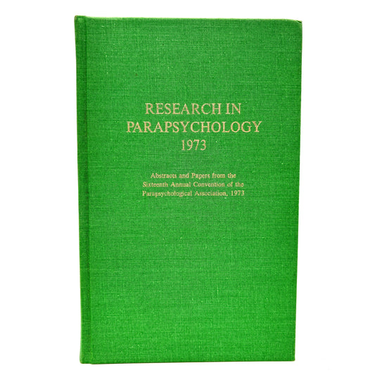 "Research in Parapsychology, 1973" [The Scarecrow Press, 1974]