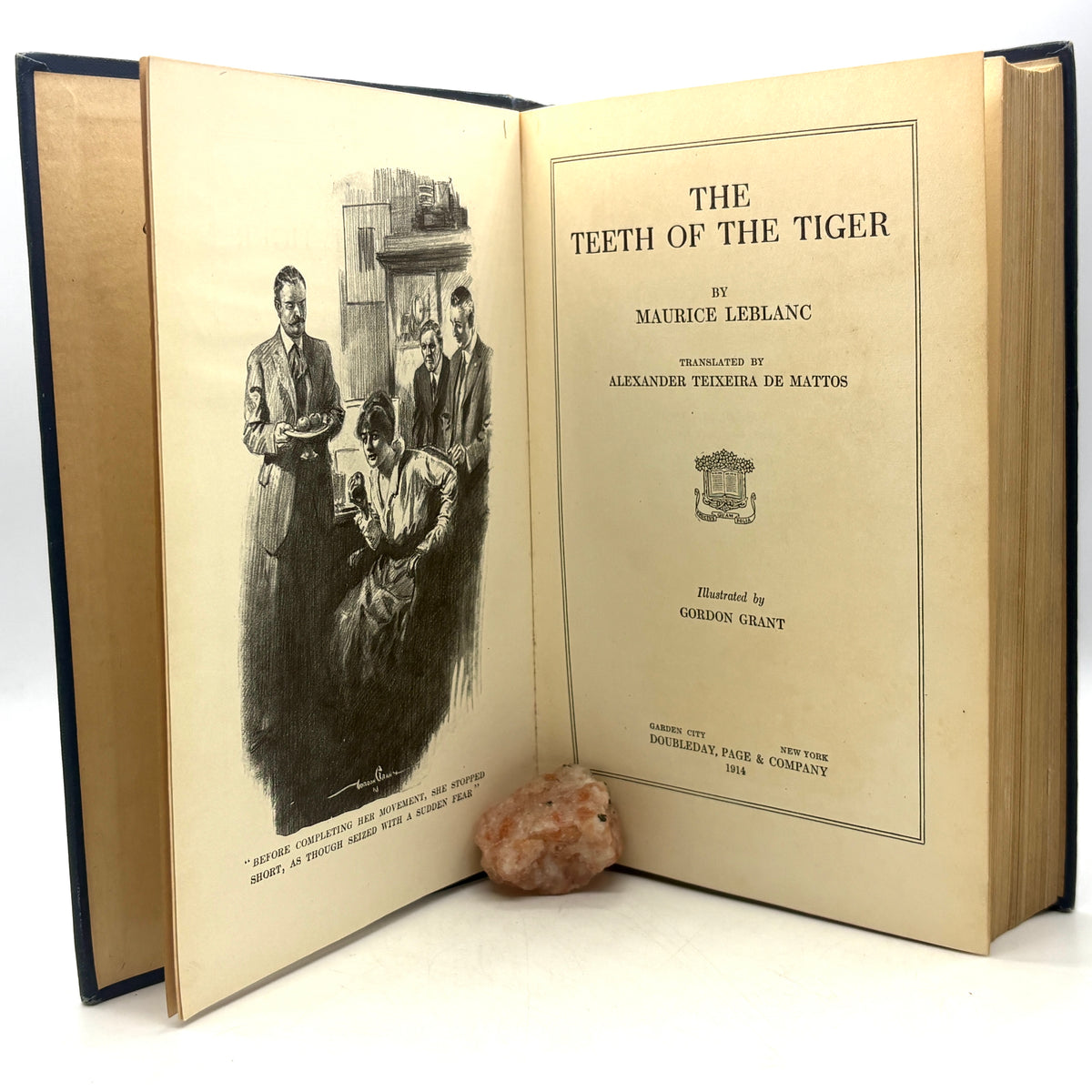 Leblanc, Maurice “The Teeth of the Tiger” [Doubleday, Page & Co, 1914] 1st US Edition