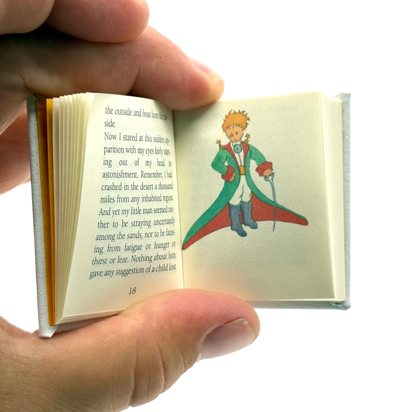 SAINT-EXUPÉRY, Antoine de "The Little Prince" [Miniaturbuchverlag, 2022] Miniature