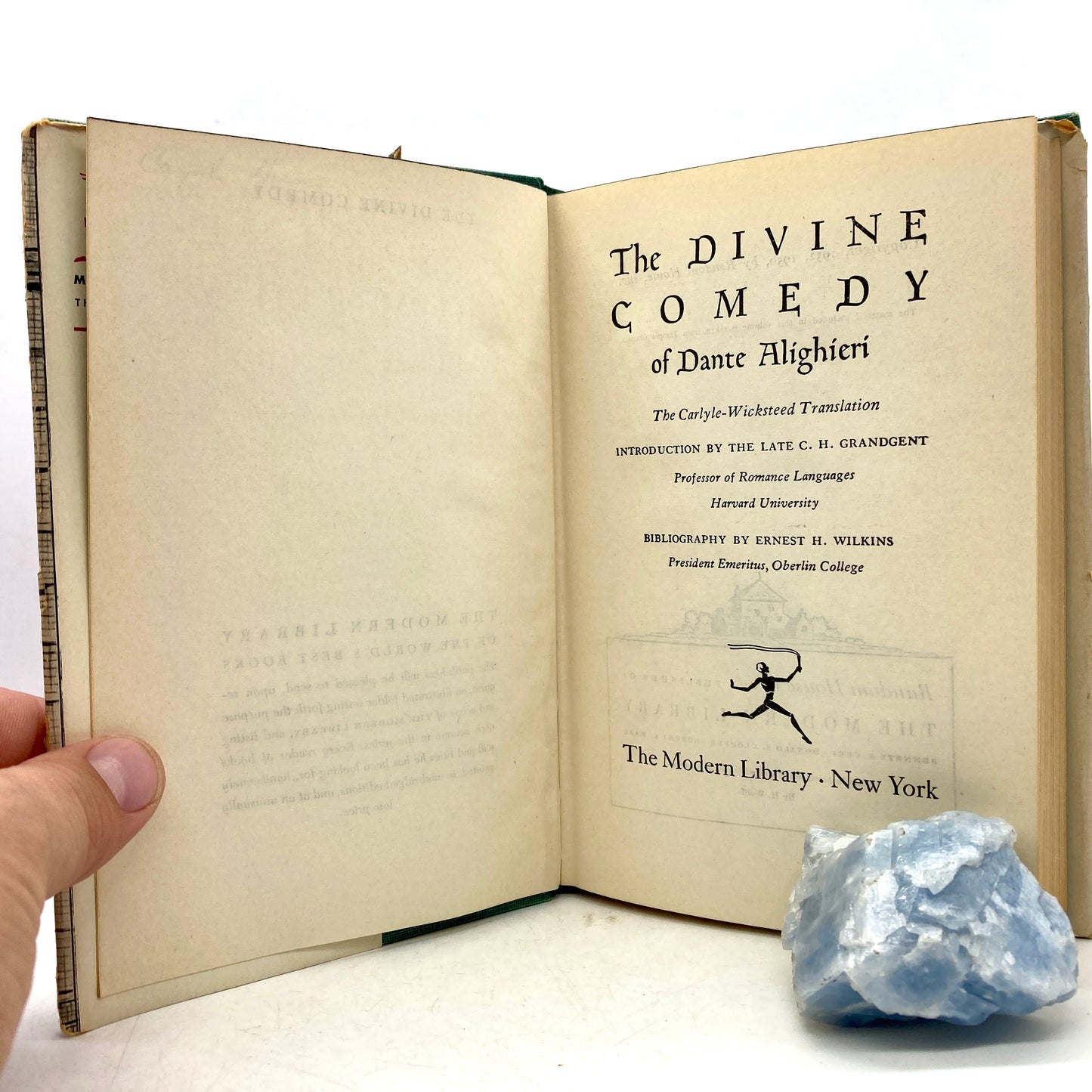 ALIGHIERI, Dante "The Divine Comedy" [Modern Library, 1950] Dust Jacket