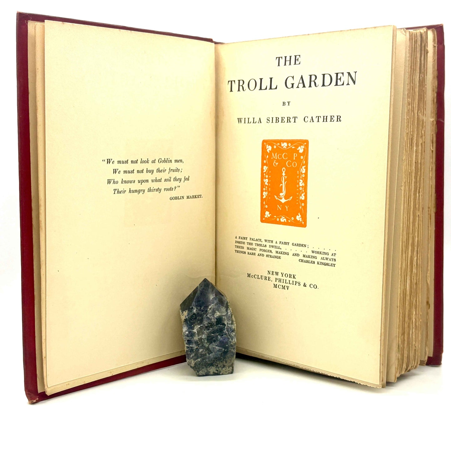 CATHER, Willa Sibert "The Troll Garden" [McClure Phillips, 1905] 1st Edition