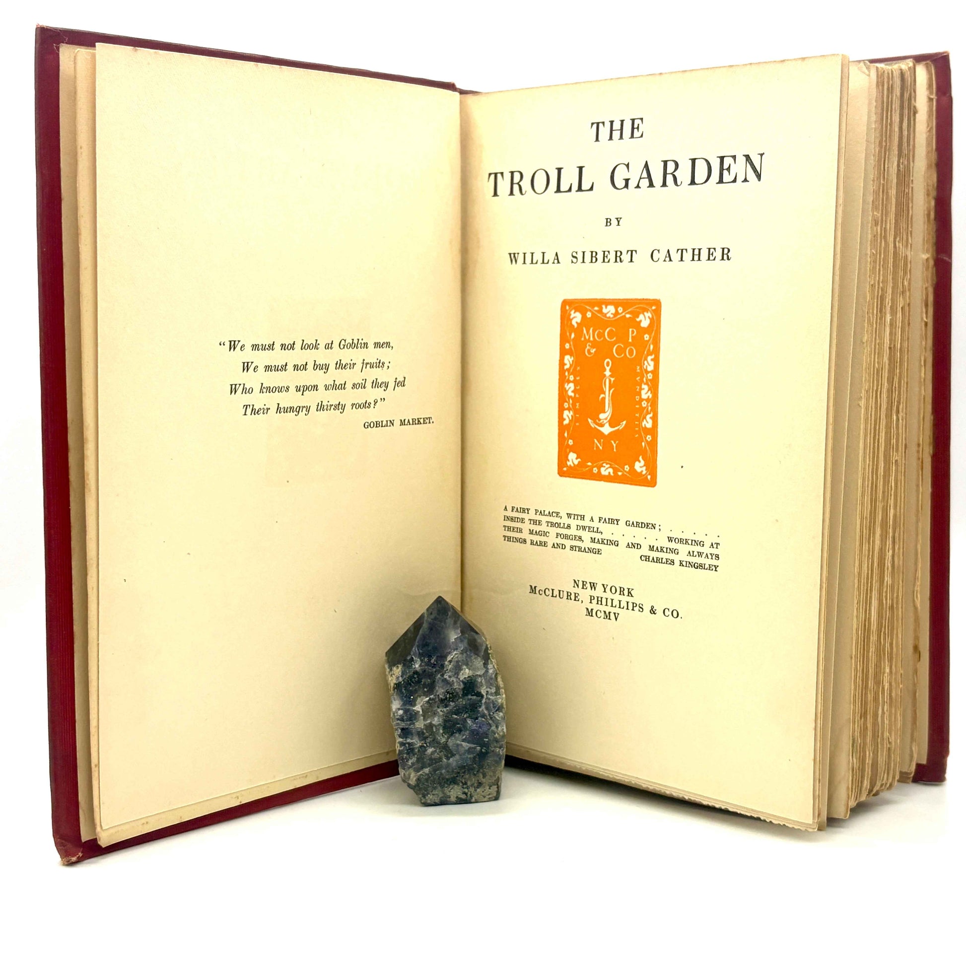 CATHER, Willa Sibert "The Troll Garden" [McClure Phillips, 1905] 1st Edition