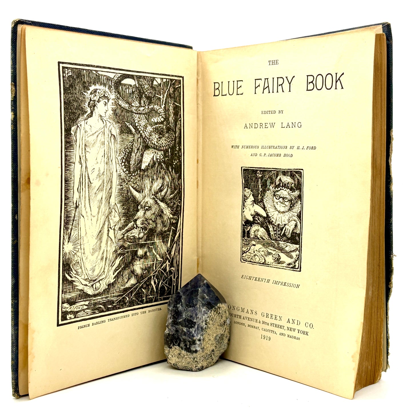 LANG, Andrew "The Blue Fairy Book" [Longmans Green & Co, 1919]