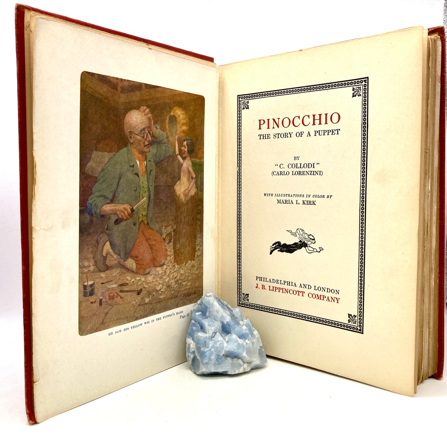 COLLODI, Carlo "Pinocchio" [J.B. Lippincott, 1917]
