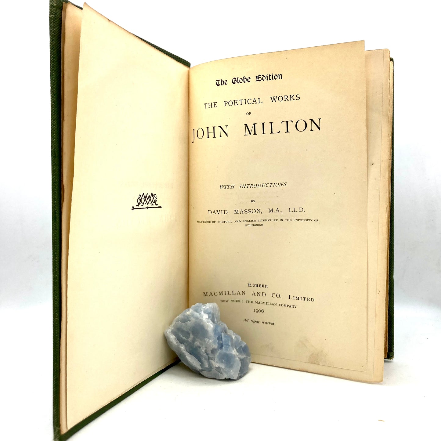 MILTON, John "The Poetical Works" [Macmillan, 1906] - Buzz Bookstore