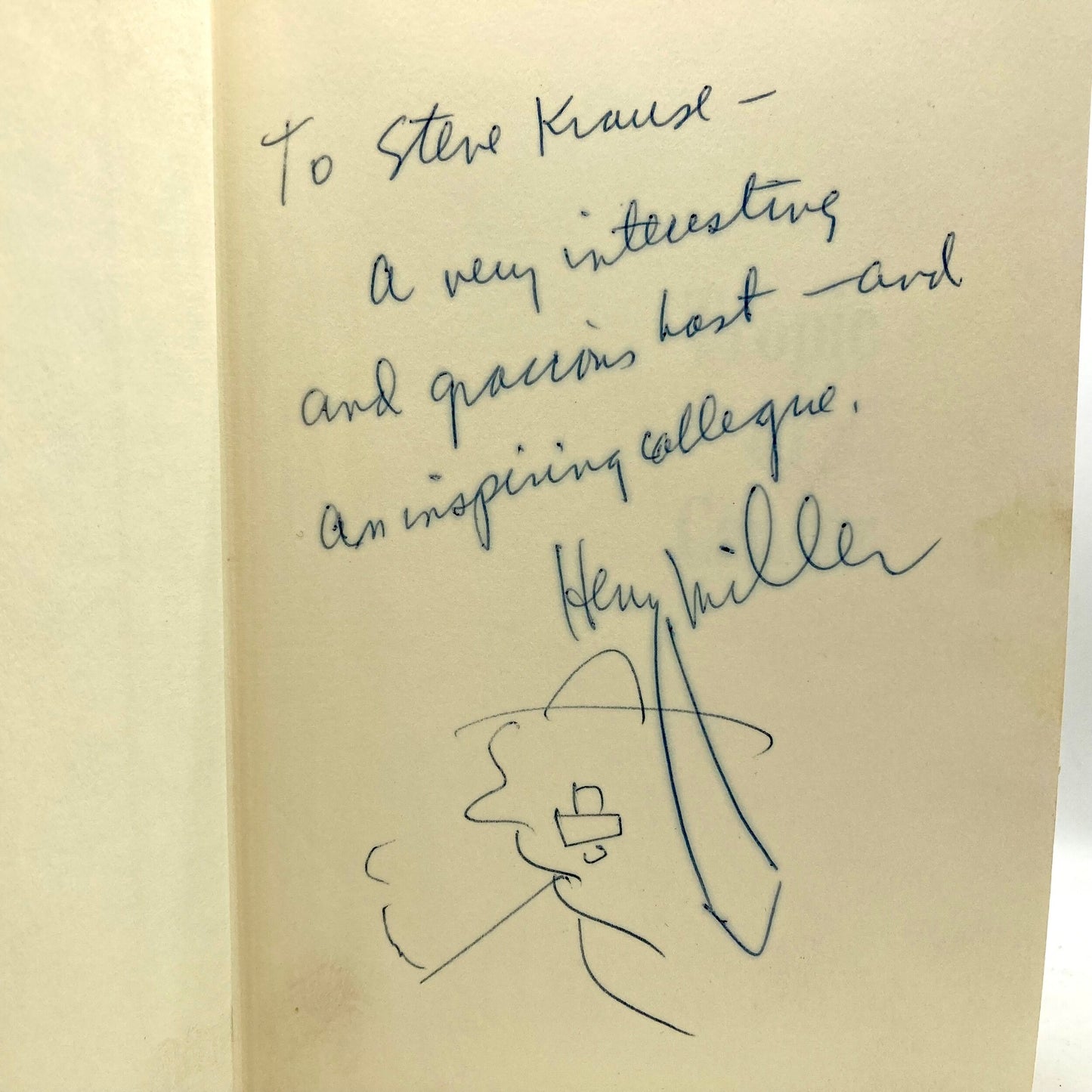 MILLER, Henry "Tropic of Cancer"/"Tropic of Capricorn" [Grove Press, 1961] (Signed) - Buzz Bookstore