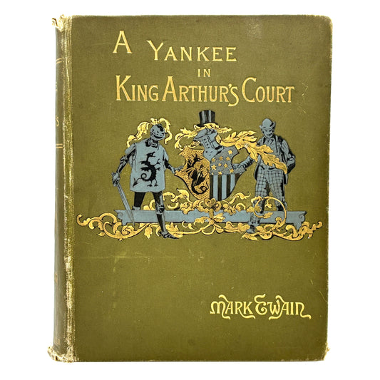 TWAIN, Mark “A Connecticut Yankee in King Arthur’s Court” [Webster, 1891]