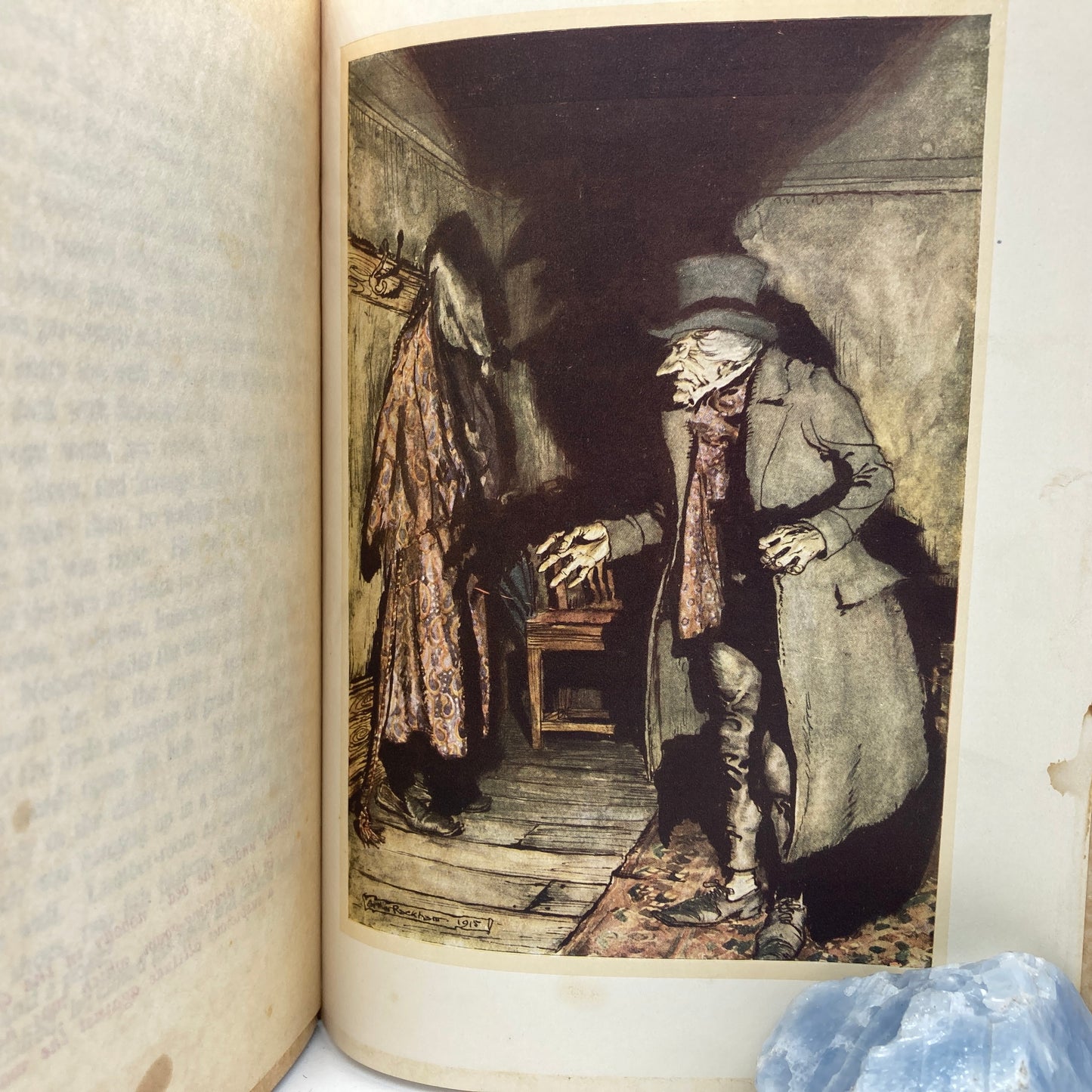 DICKENS, Charles "A Christmas Carol" [J.B. Lippincott, n.d./c1929] Arthur Rackham