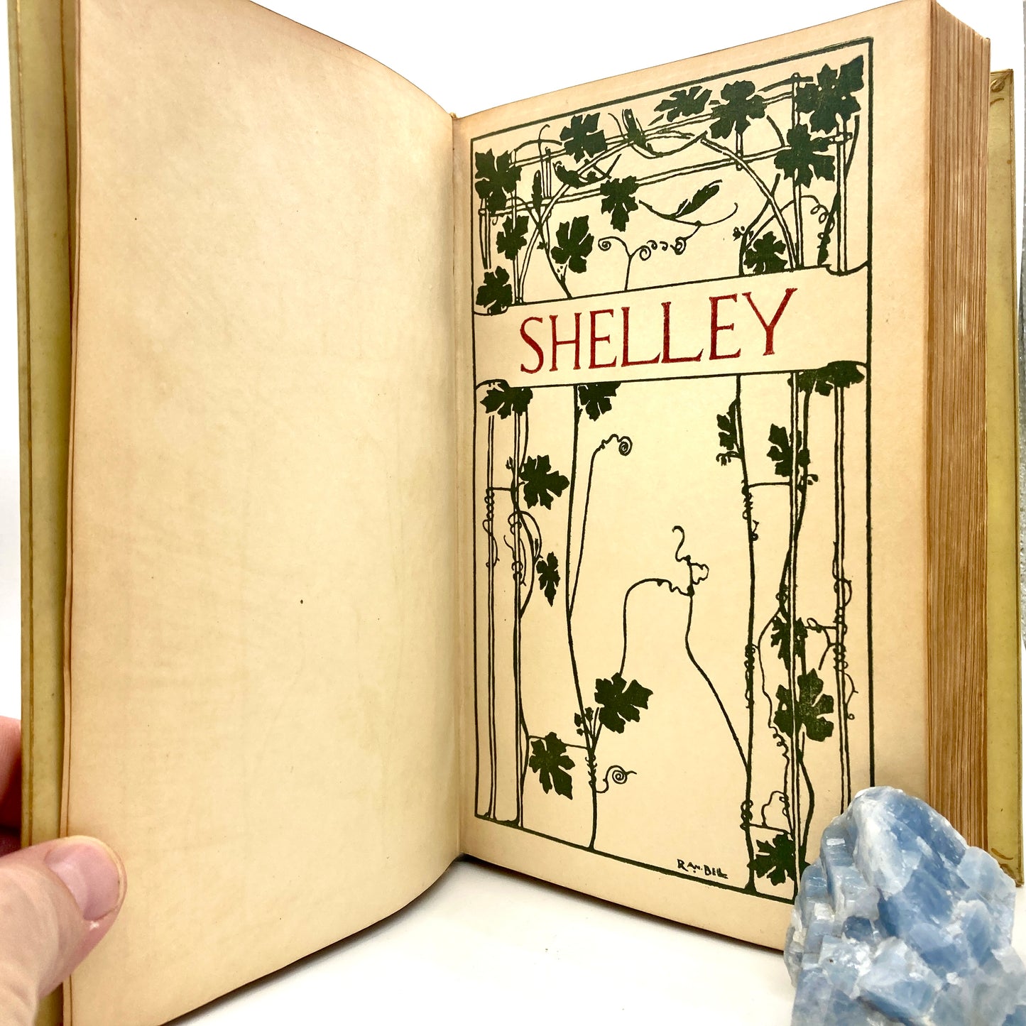 SHELLEY, Percy Bysshe "Poems" [George Bell & Son, 1902] Cedric Chivers Fine Binding