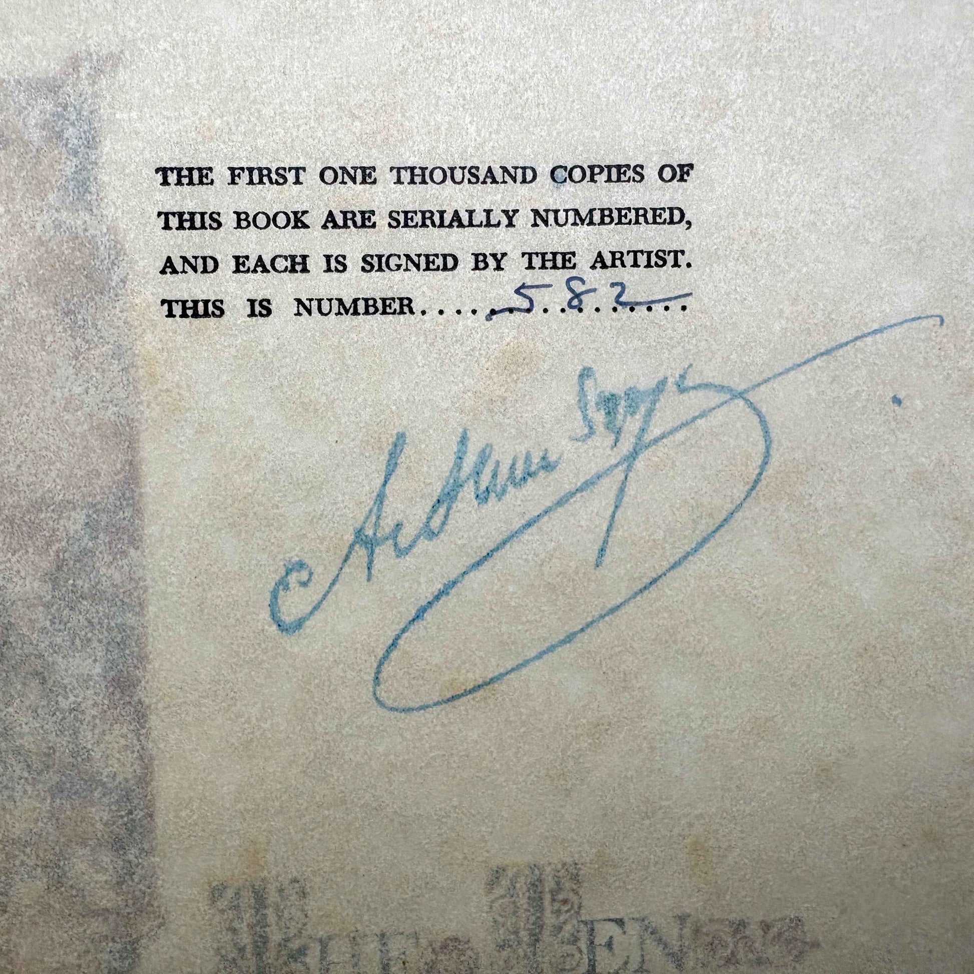 SZYK, Arthur "The Ten Commandments" [John C. Winston, 1947] Signed, Numbered